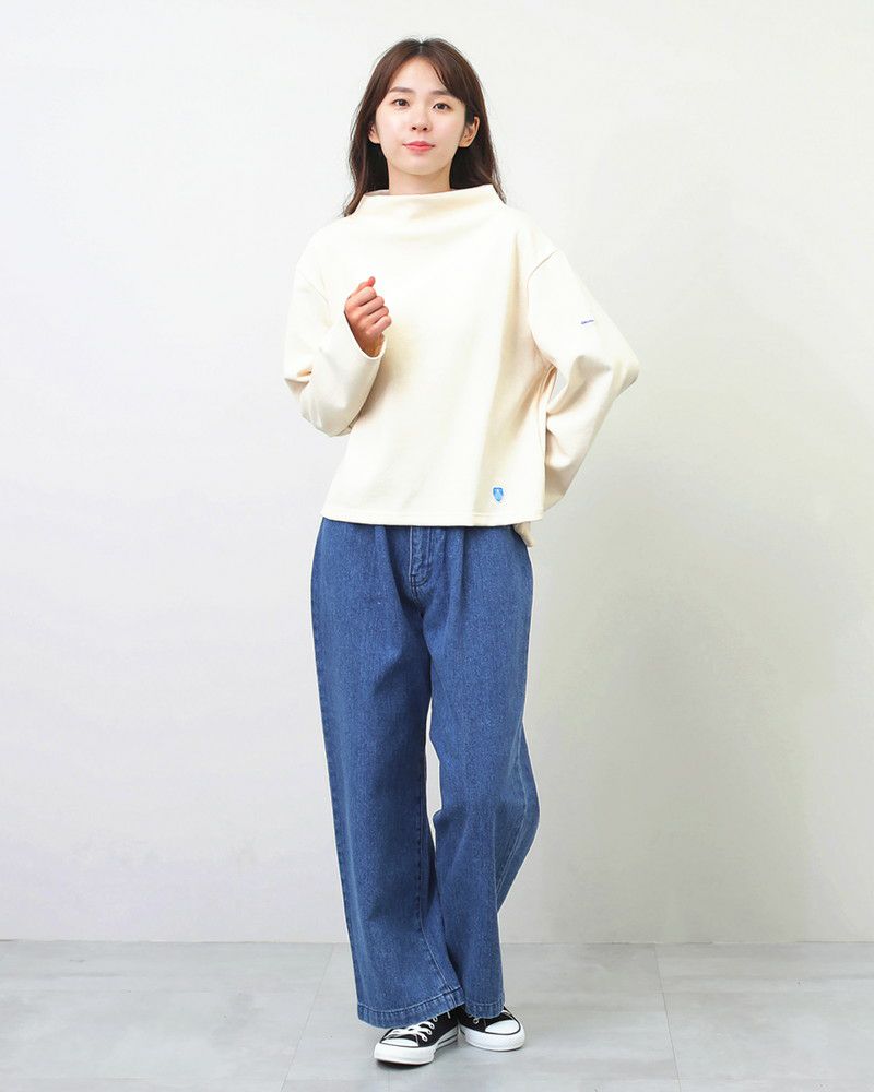 50％OFF】［ORCIVAL］モックネック長袖プルオーバー／オーシバル