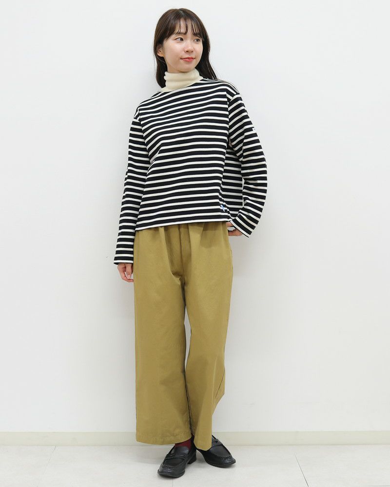 ORCIVAL 畦編みワイドクルーネックプルオーバー エクリュ M オーシバル ORCIVAL tシャツ Tシャツ ORCIVAL/オーシバル ワイドクルー