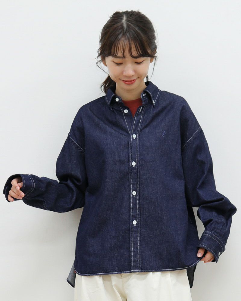 GYMPHLEX］6ozライトデニムシャツ／ジムフレックス ｜オンセブンデイズ
