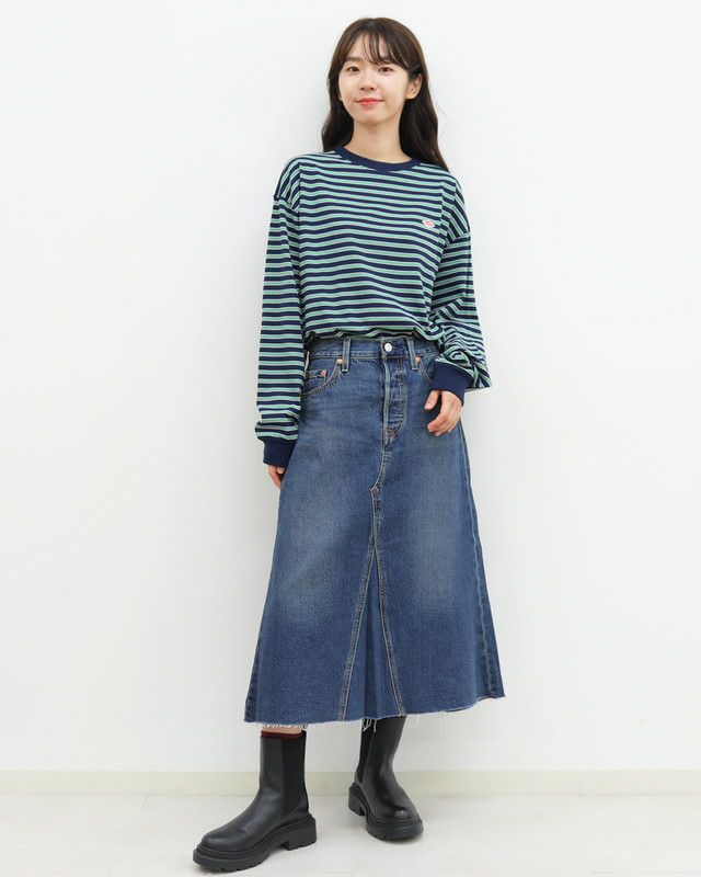 Levi's］A-LINE DECON デニムスカート／リーバイス ｜オンセブン