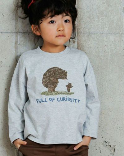 30％OFF】［MAKE YOUR DAY］くまの親子ラウンドTシャツ キッズ