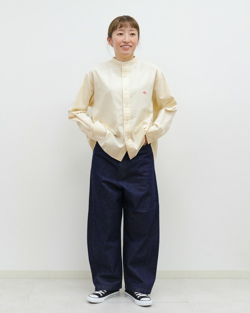 ［DANTON］コーデュロイバックギャザーシャツ