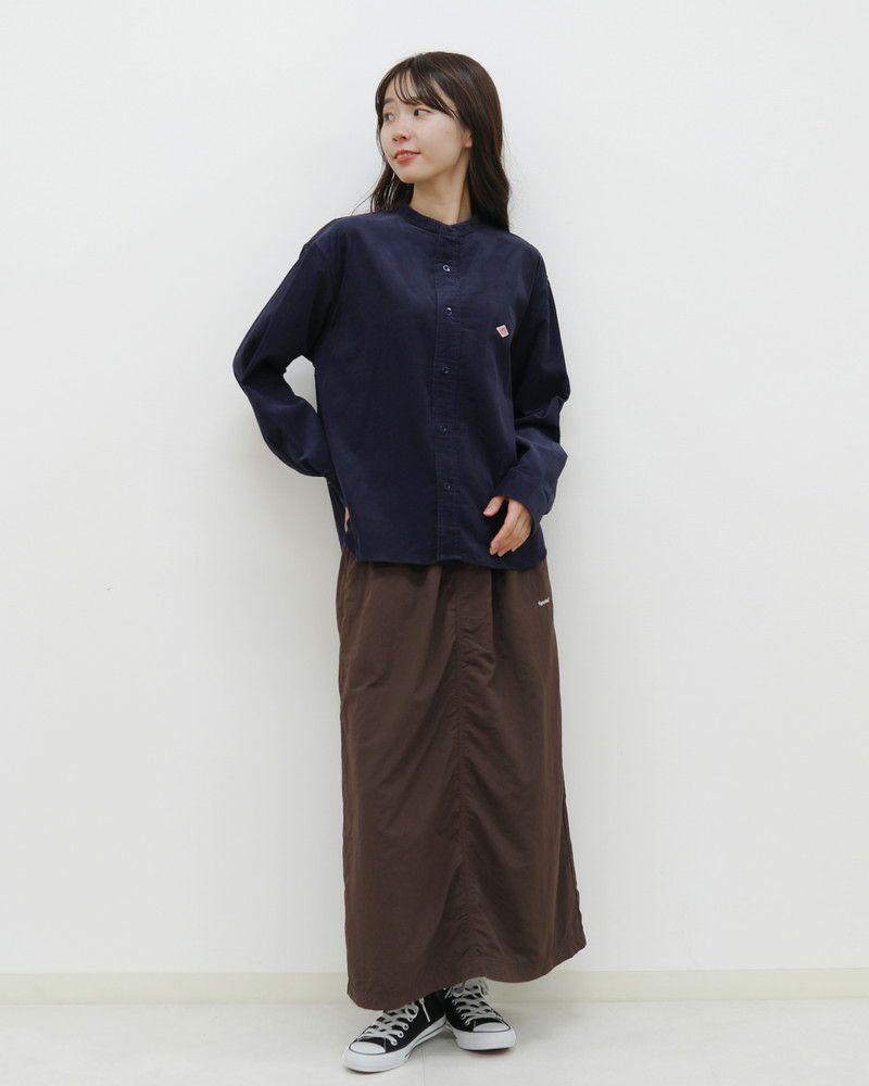 ［DANTON］コーデュロイバックギャザーシャツ