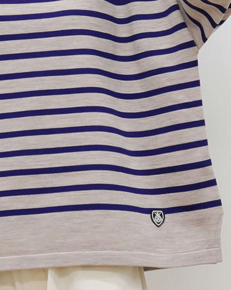 ORCIVAL］パネルボーダーニットプルオーバー／オーシバル ｜オンセブン