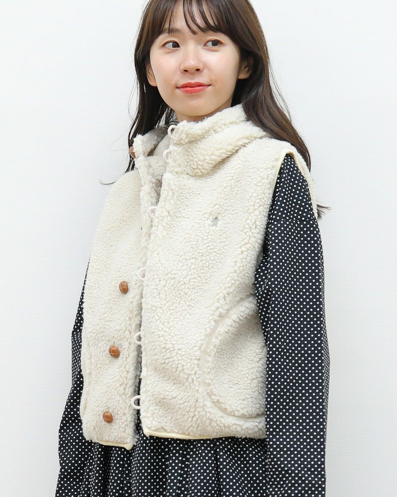 GYMPHLEX］ボアショートベスト／ジムフレックス ｜オンセブンデイズ