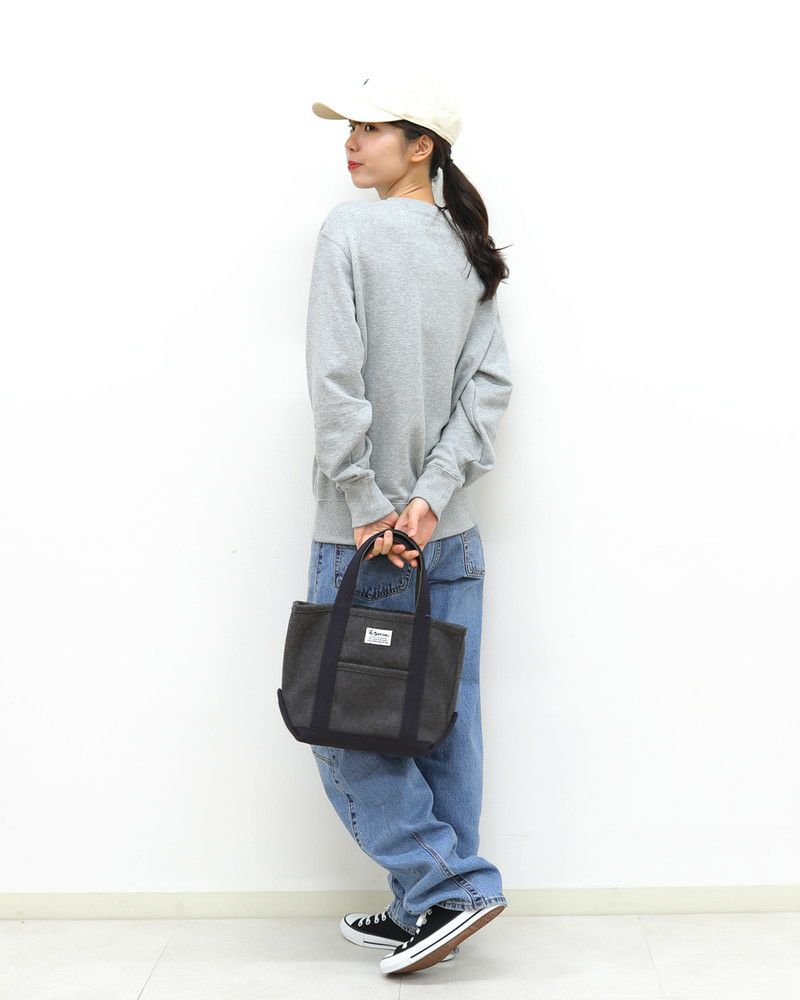 ORCIVAL ヘビーメルトントートバッグ スモールPARCHMENTBEIGE ORCIVAL ヘビーメルトントートバッグ スモールPARCHMENTBEIGE