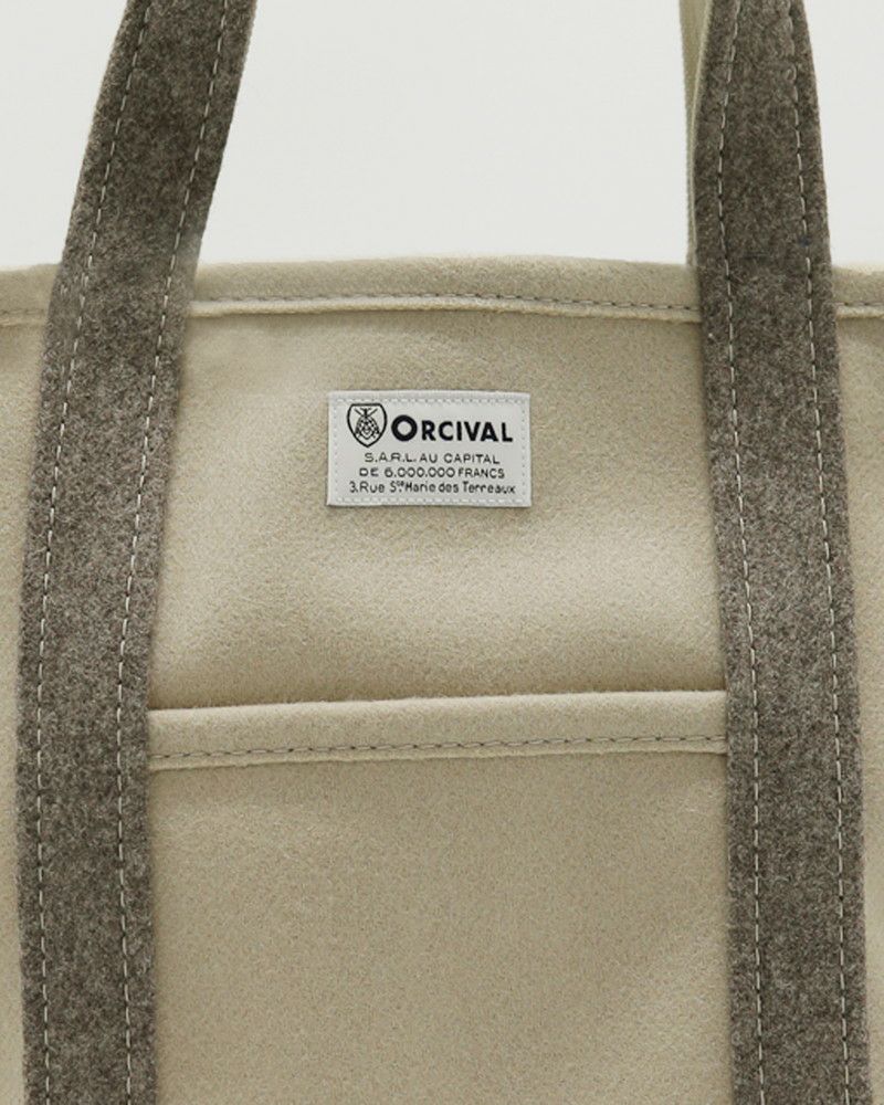 ORCIVAL］ヘビーメルトントートバッグ スモール／オーシバル
