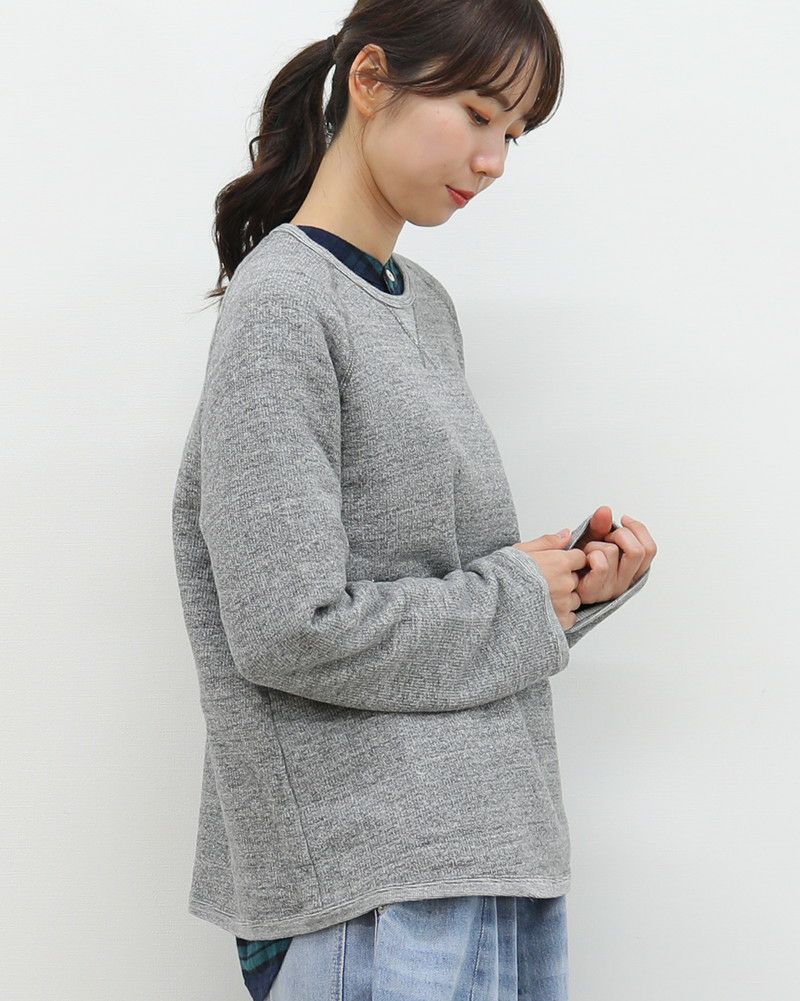 Dana Faneuil ダナファヌル ガーゼ裏毛フーデッドプルオーバー 新品 Dana Faneuil］3飛びガーゼ裏毛プルオーバー／ダナファヌル