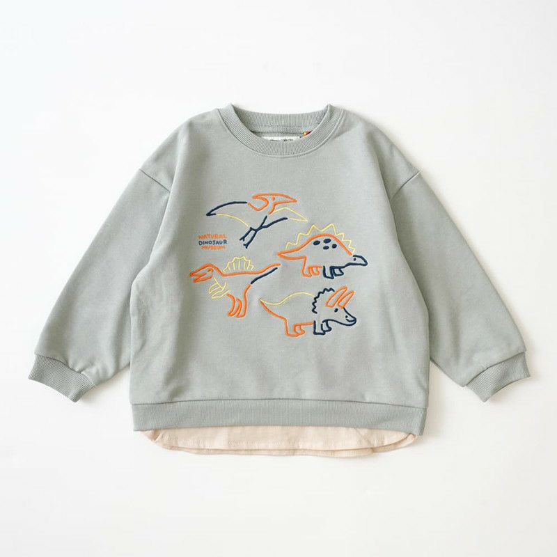 30％OFF】［RIO］恐竜刺繍トレーナー キッズ／リオ ｜オンセブンデイズ