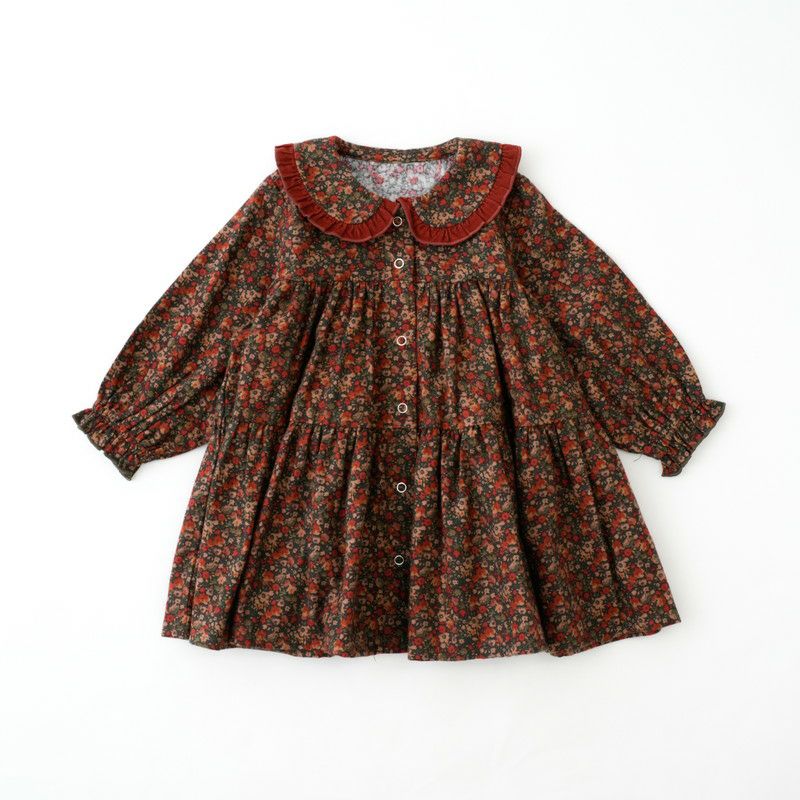 50％OFF】［Little s.t. by s.t.closet］フリルカラーワンピース