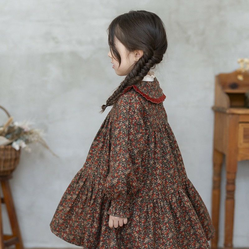 Little s.t. by s.t.closet］フリルカラーワンピース キッズ／リトル