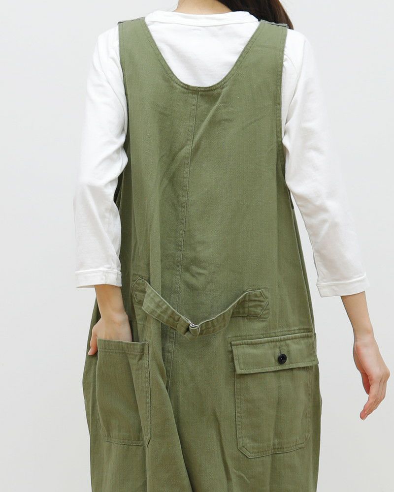 FURALI］ヘリンボーンNAVYサロペット／フラリ ｜オンセブンデイズ