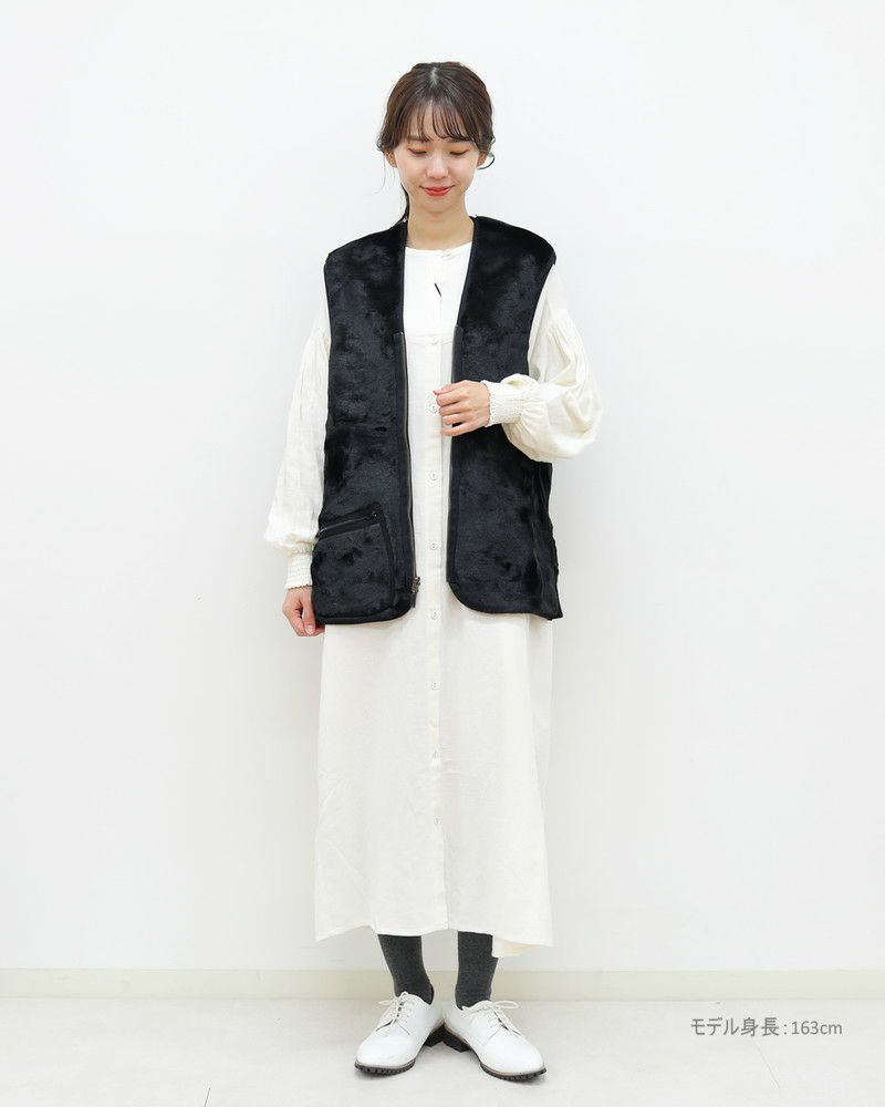 Barbour］WARM PILE ZIP-IN LINERベスト ブラック／バブアー ｜オン