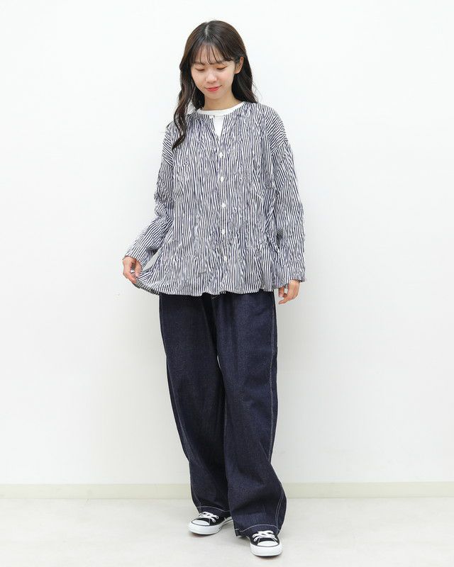 grin］ブロード2wayアンブレラシャツ／グリン ｜オンセブンデイズ