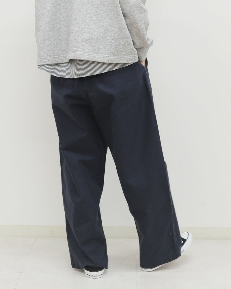 NATURAL LAUNDRY］ソフトサージビックチノパンツ／ナチュラル