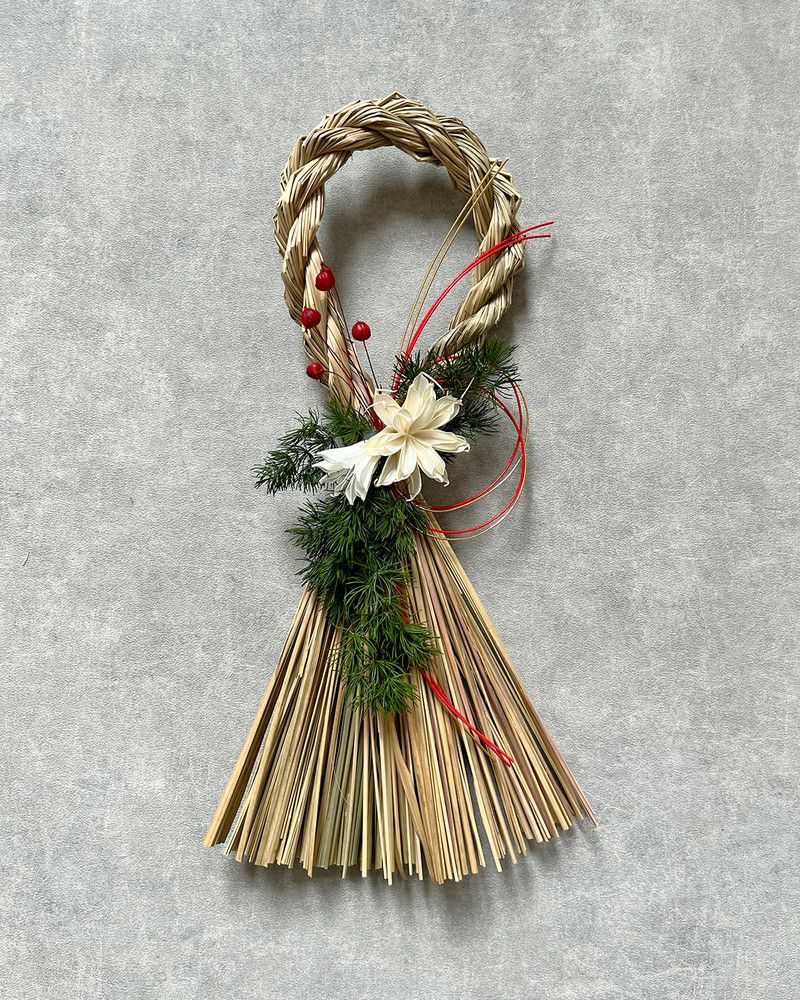 ON SEVEN DAYS］しめ縄 お正月飾り -en- タッセル 月下美人／オン