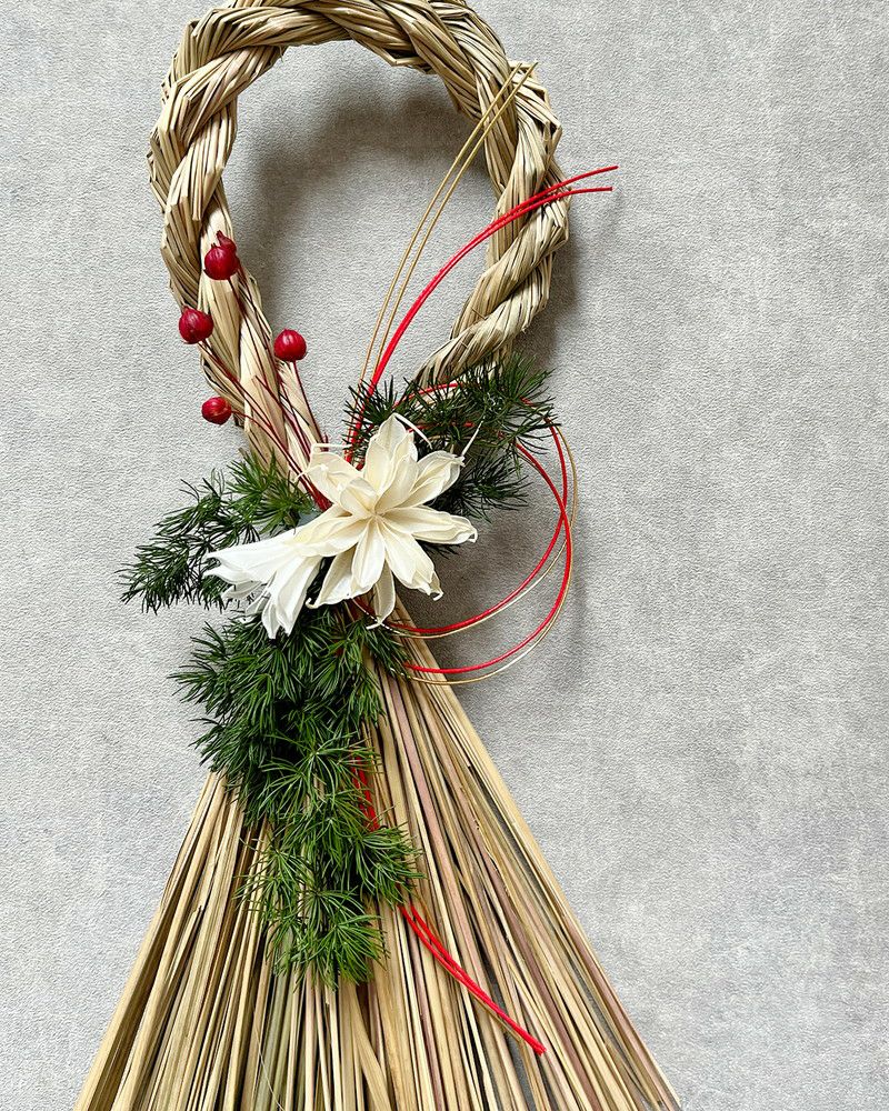 ON SEVEN DAYS］しめ縄 お正月飾り -en- タッセル 月下美人／オン