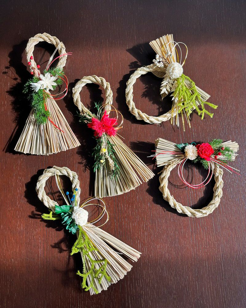 ON SEVEN DAYS］しめ縄 お正月飾り -en- タッセル 粟／オンセブン