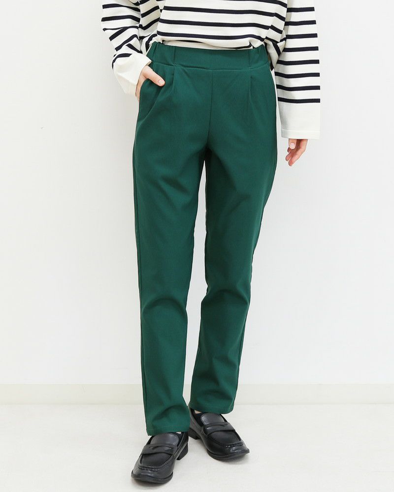 裏微起毛バリラクテーパードパンツ 春カラー【春夏新作】〈S/M/Lサイズ