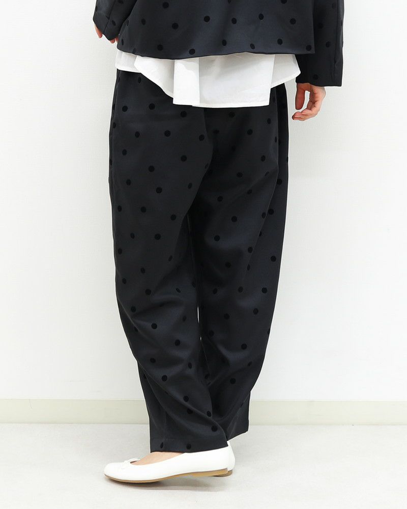NOUVELLES du PARADIS］ウーリービエラドットパンツ【春夏新作