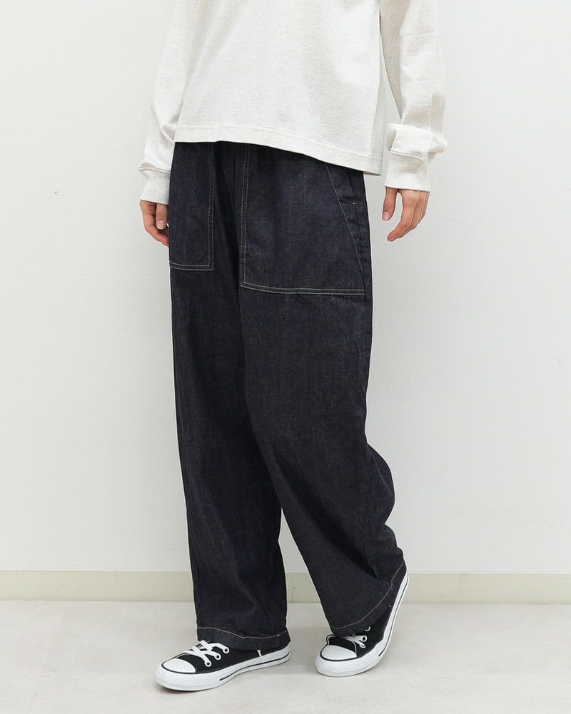 新品訳あり商品！NARU 8ozムラデニム クラフトパンツ NARU］8オンスムラデニムクラフトパンツ／ナル ｜オンセブンデイズ