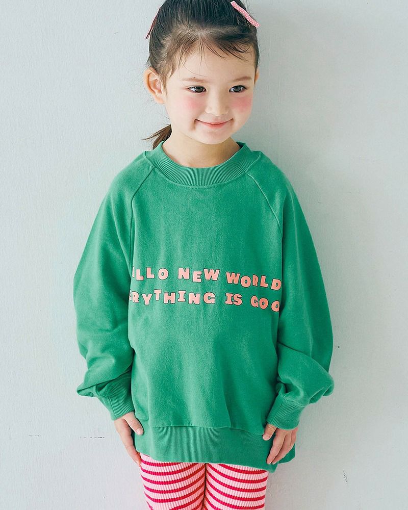 p.premier］イロチ買いしたいスプリングロゴトレーナー キッズ／ピー