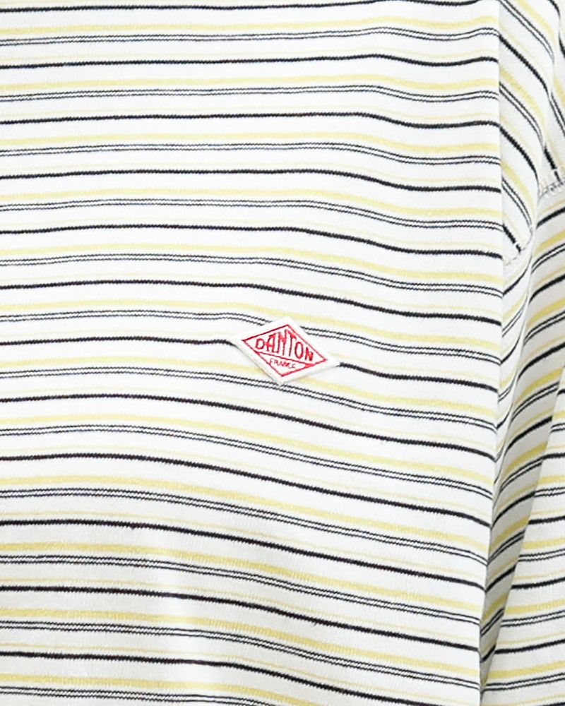 ［DANTON］長袖Tシャツ ストライプ