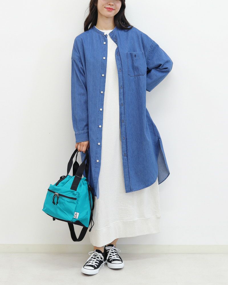 ［GYMPHLEX］ライトデニムシャツ