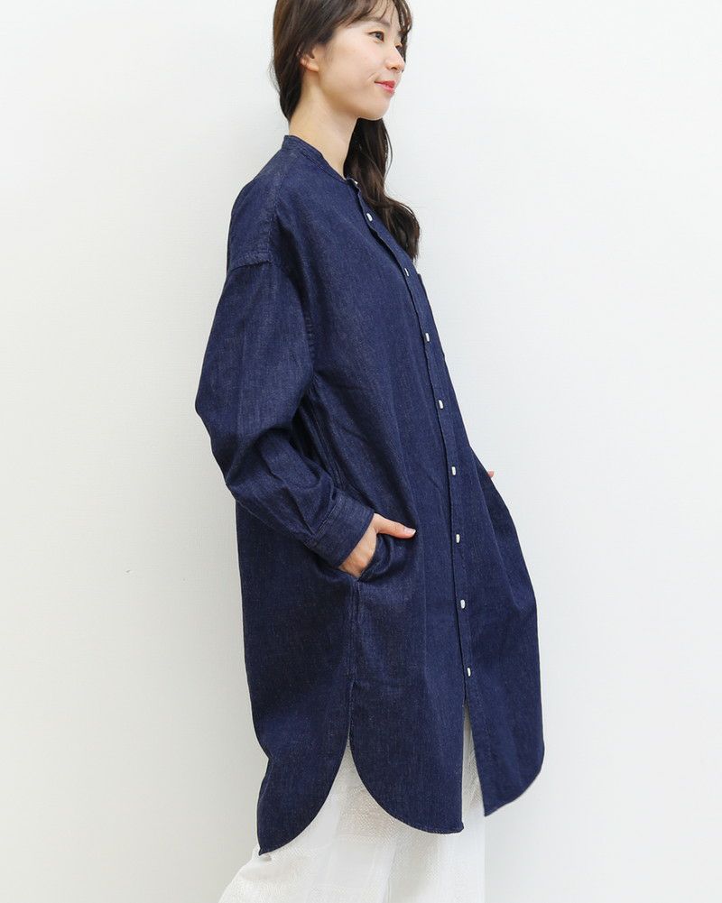［GYMPHLEX］ライトデニムシャツ