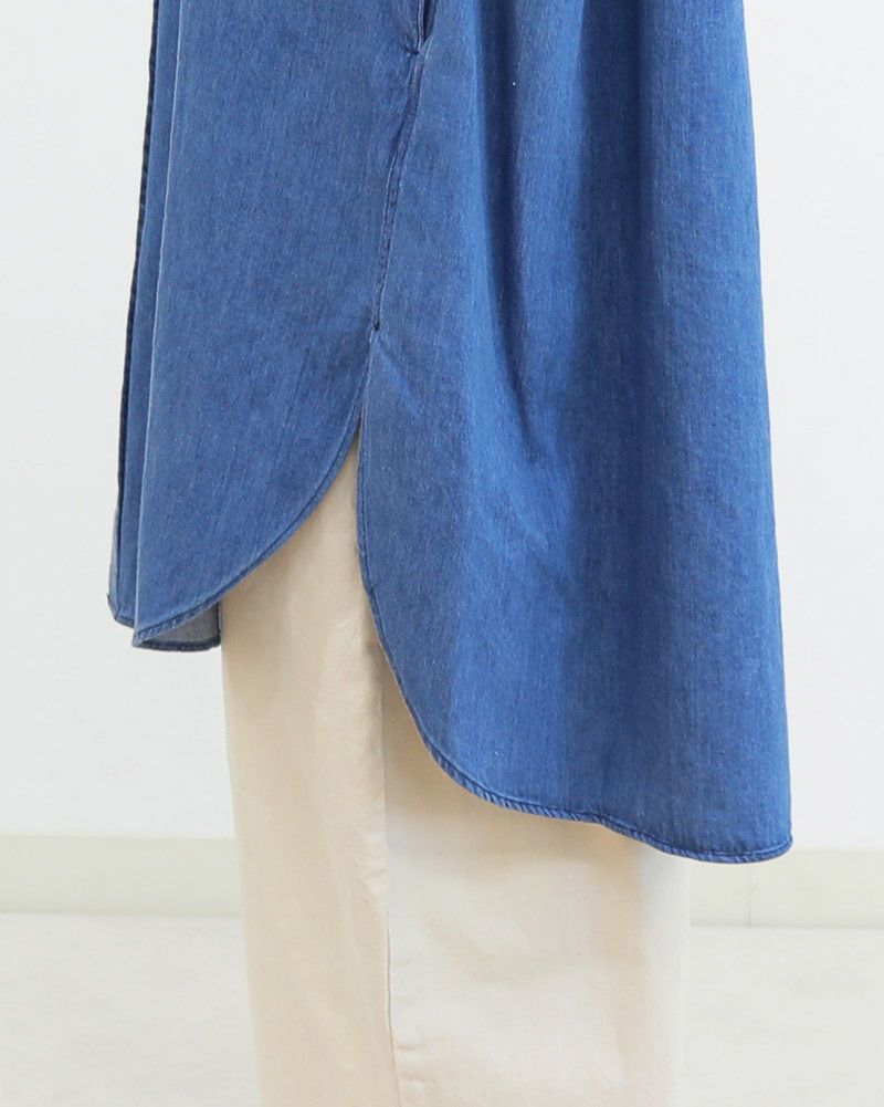 ［GYMPHLEX］ライトデニムシャツ