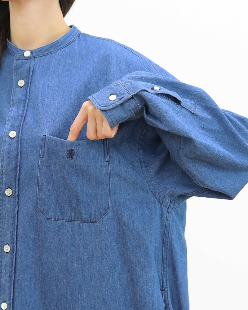 ［GYMPHLEX］ライトデニムシャツ