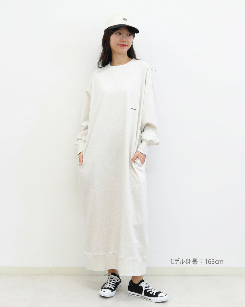 ［GYMPHLEX］コットンジャージーハイゲージワンピース