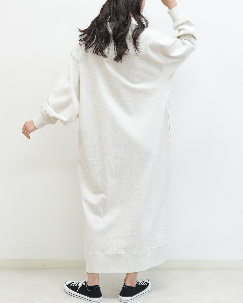 ［GYMPHLEX］コットンジャージーハイゲージワンピース