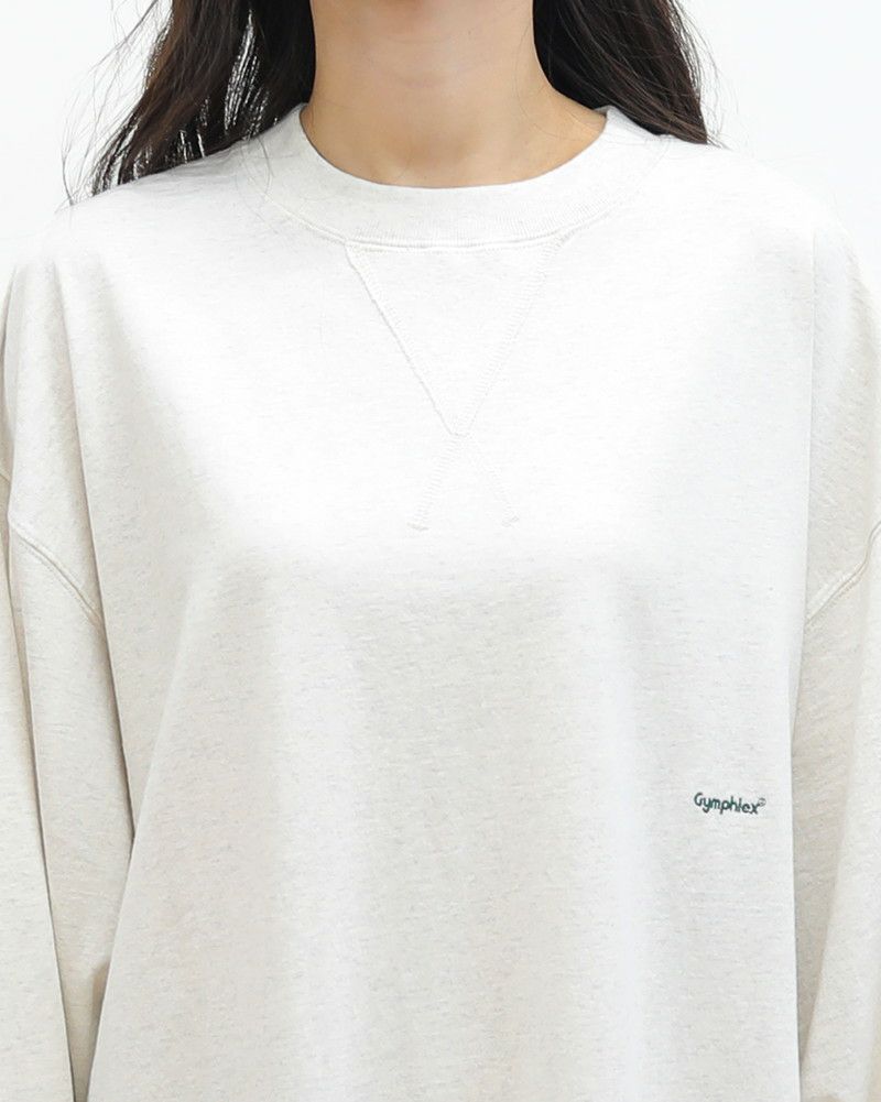 ［GYMPHLEX］コットンジャージーハイゲージワンピース