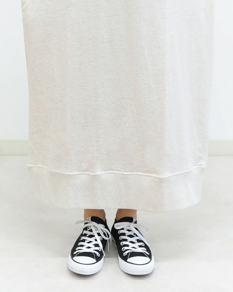 ［GYMPHLEX］コットンジャージーハイゲージワンピース