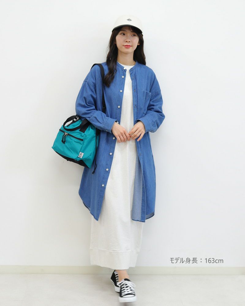 ［GYMPHLEX］コットンジャージーハイゲージワンピース