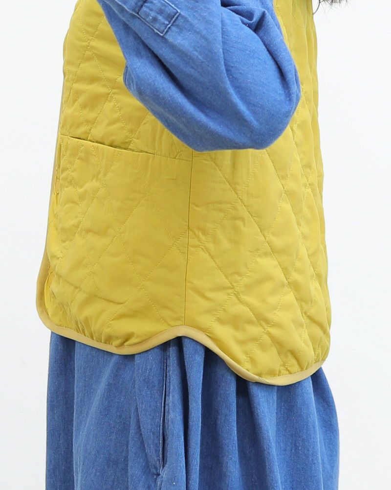 ［GYMPHLEX］ナイロンタフタキルティングベスト