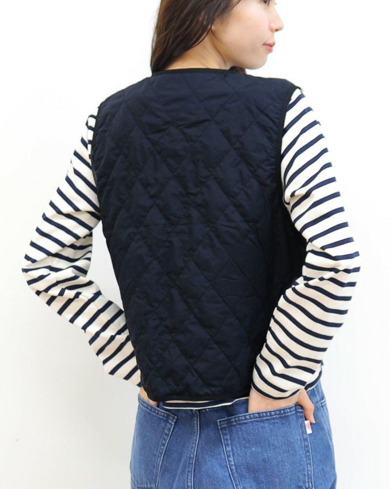 ［GYMPHLEX］ナイロンタフタキルティングベスト