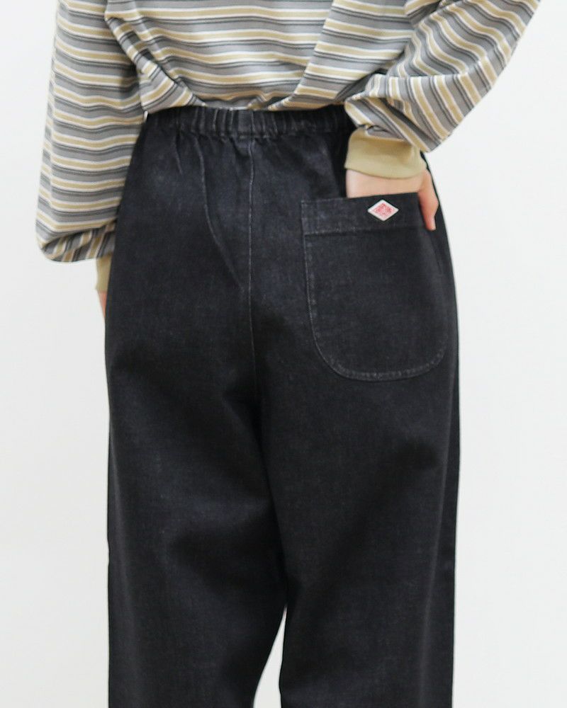 DANTON］ブラックデニムイージーパンツ／ダントン ｜オンセブンデイズ
