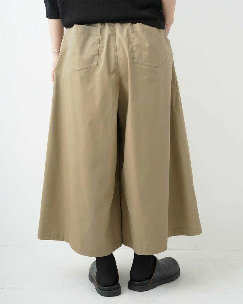 ［grin］ライトツイルストレッチスカートパンツ