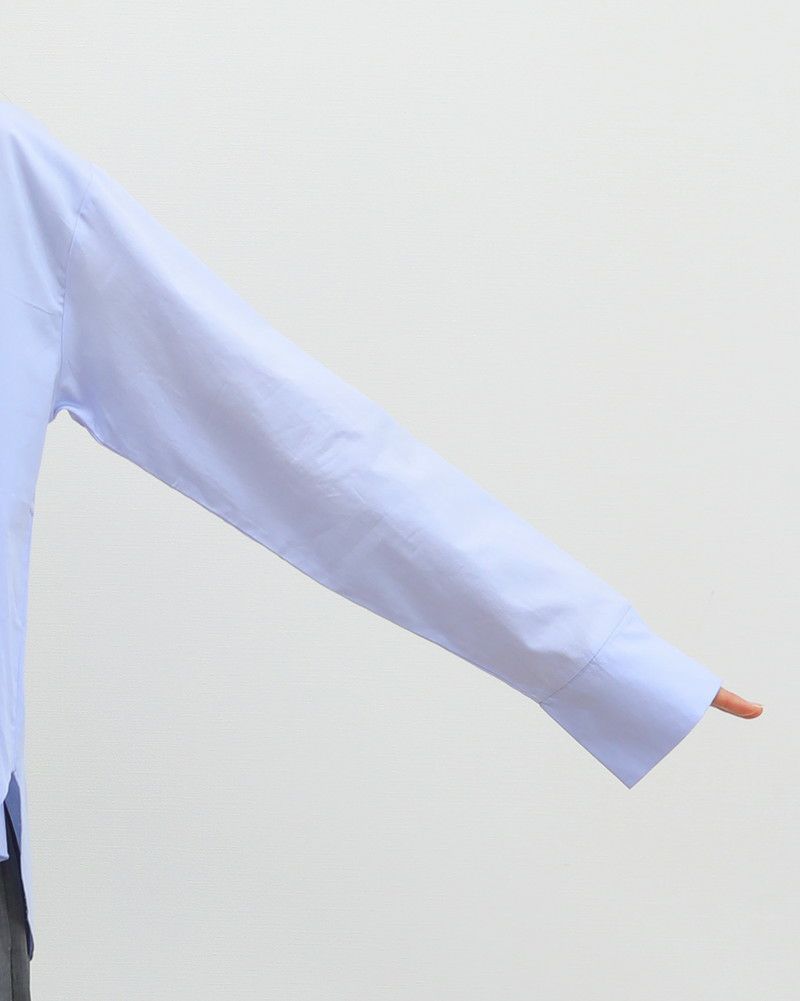 ［mao made］ニットベスト×ラウンドヘムブラウスセット