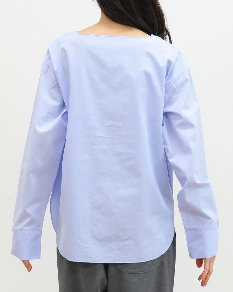 ［mao made］ニットベスト×ラウンドヘムブラウスセット