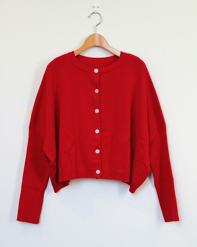 ［mao made］やわらかコットン2WAYお袖リブプルオーバー