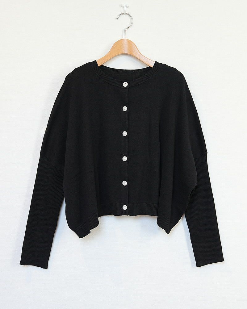 ［mao made］やわらかコットン2WAYお袖リブプルオーバー