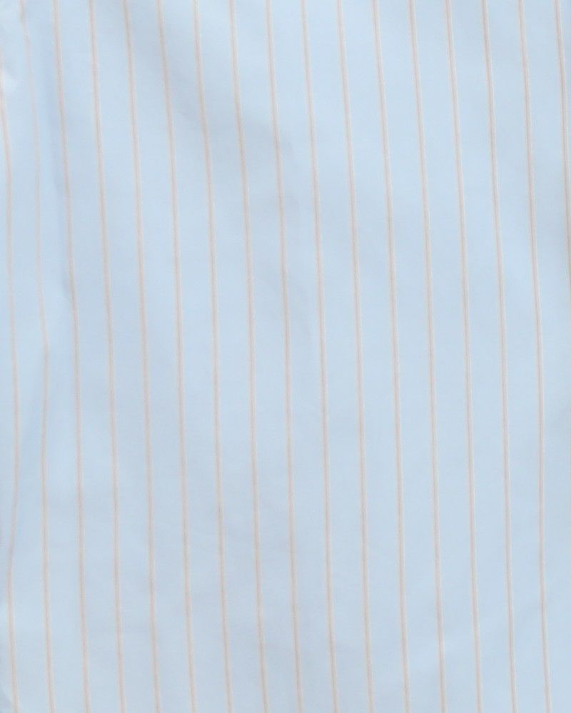［DANTON］ポプリンストライプシャツ