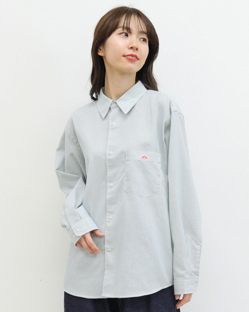 ［DANTON］スナップ釦シャツ