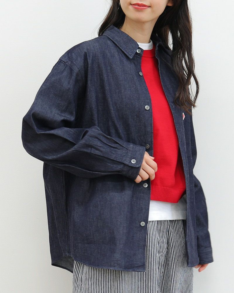 DANTON］貝釦デニムシャツ／ダントン ｜オンセブンデイズ【公式通販】