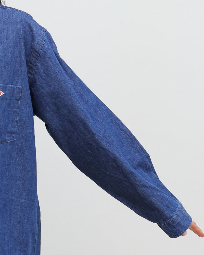 ［DANTON］貝釦デニムシャツ