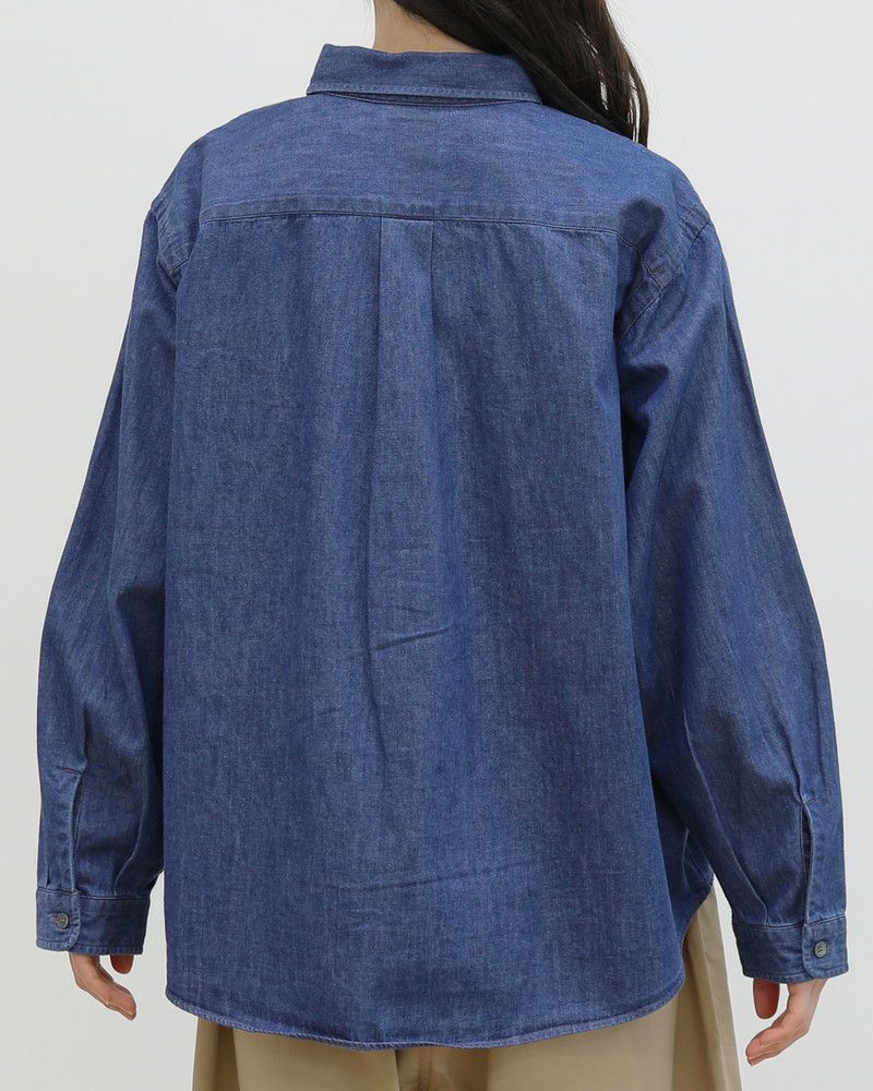 DANTON］貝釦デニムシャツ／ダントン ｜オンセブンデイズ【公式通販】