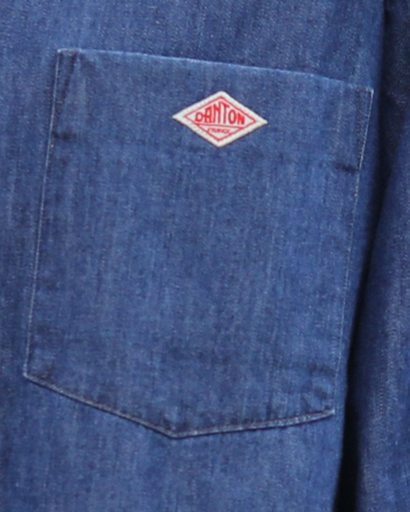 ［DANTON］貝釦デニムシャツ